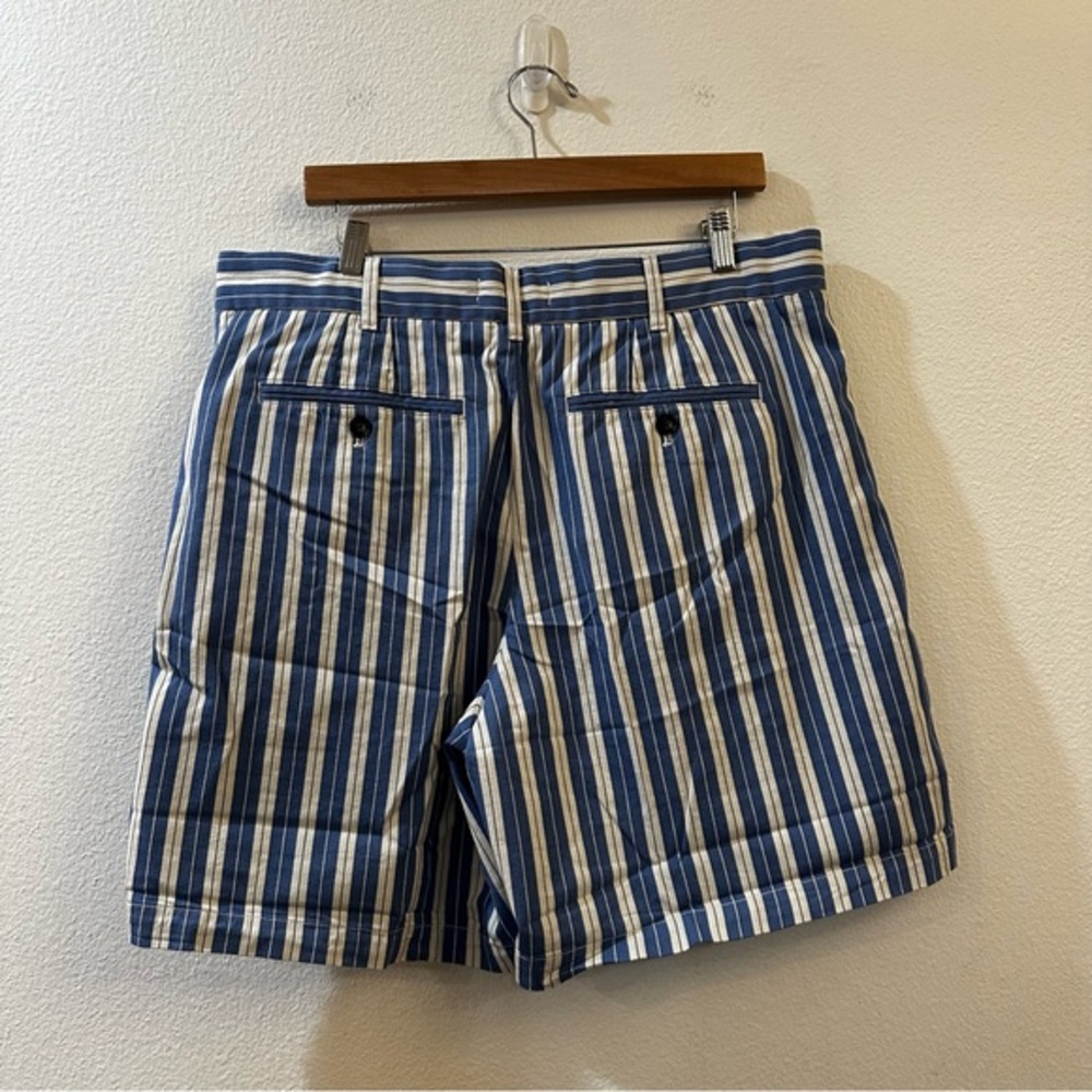 Everlane The Pleated‎ Chino Short in Dutch Blue/Natural Size 14 - Picture 8 of 12